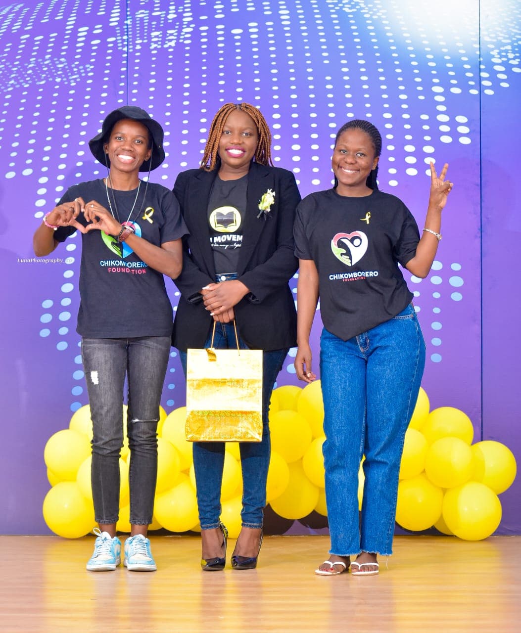 Young leaders facilitating a workshop