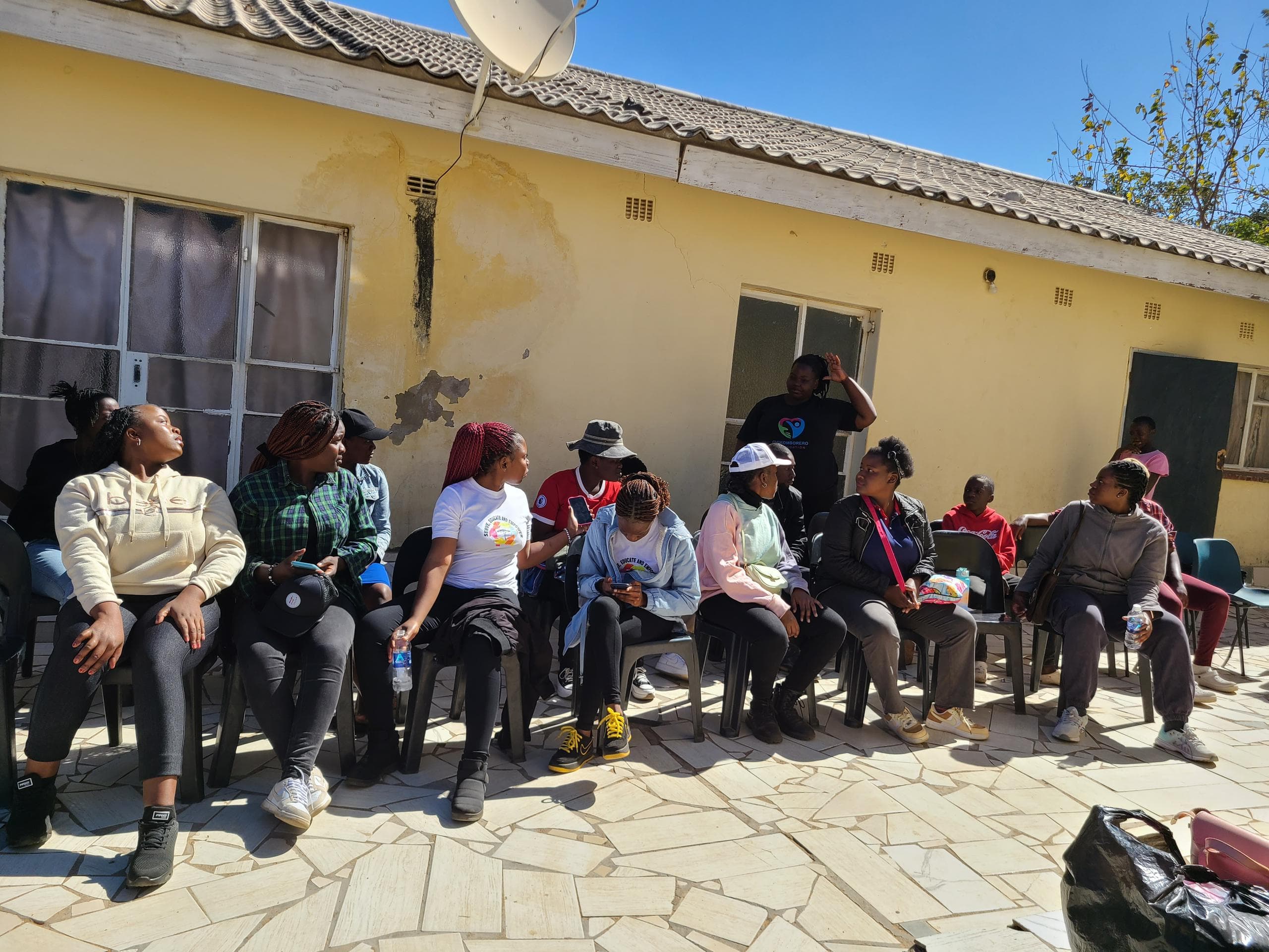 Chikomborero Foundation mentors with youth